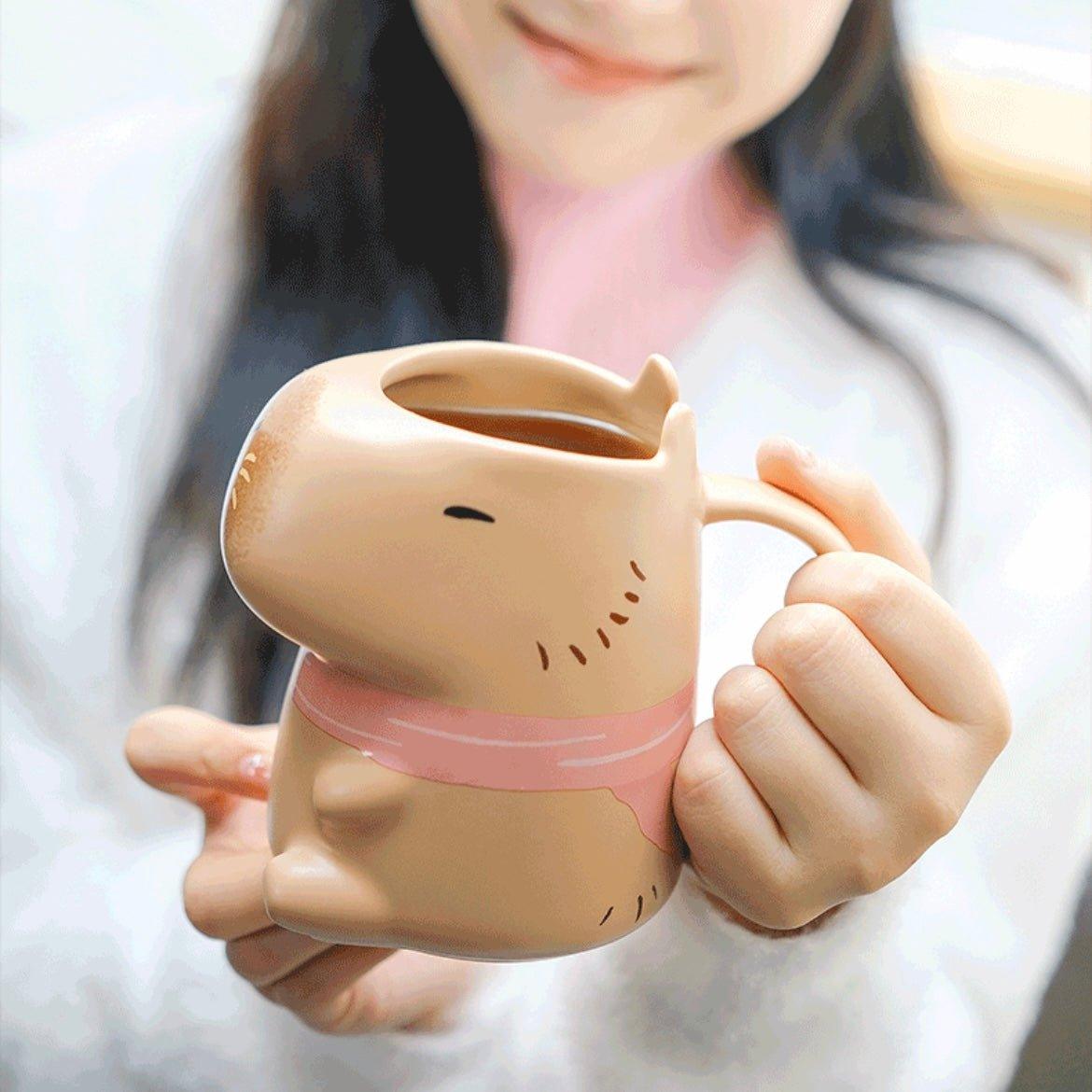 Starbucks 355ml/12oz Capybara Ceramic Cup - Ann Ann Starbucks