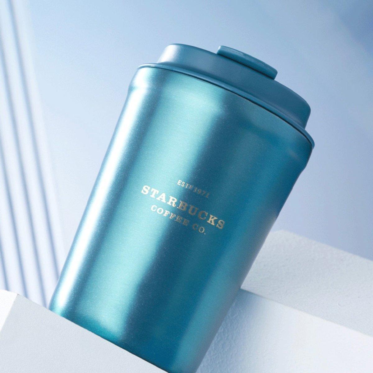 Starbucks 355ml/12oz Pearl Blue Stainless Steel Travelling Cup - Ann Ann Starbucks