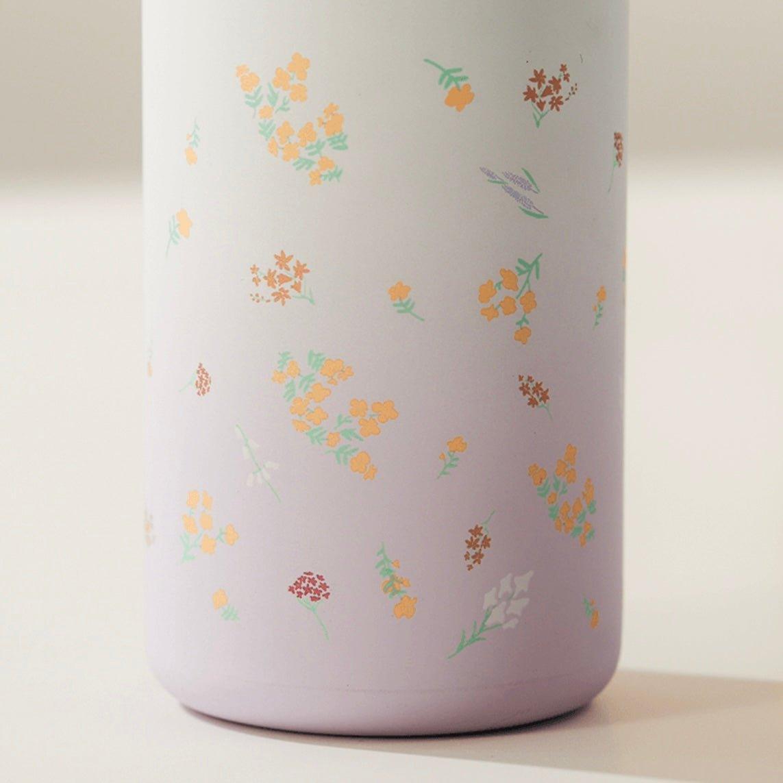 Starbucks 355ml/14oz Flowery Stainless Steel Bottle - Ann Ann Starbucks