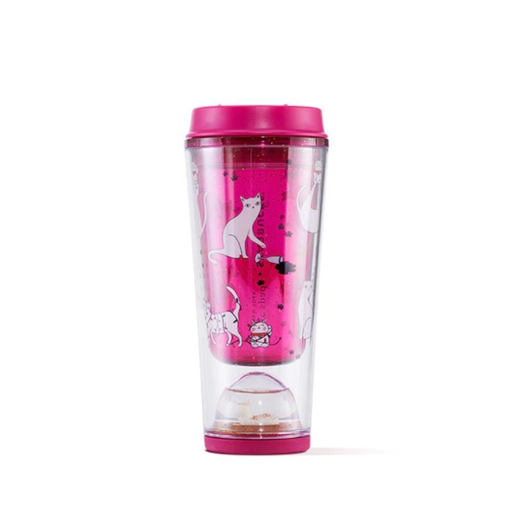 Starbucks 355ml/14oz Kate Spade’s Kitty Water Ball Travelling Cup - Ann Ann Starbucks