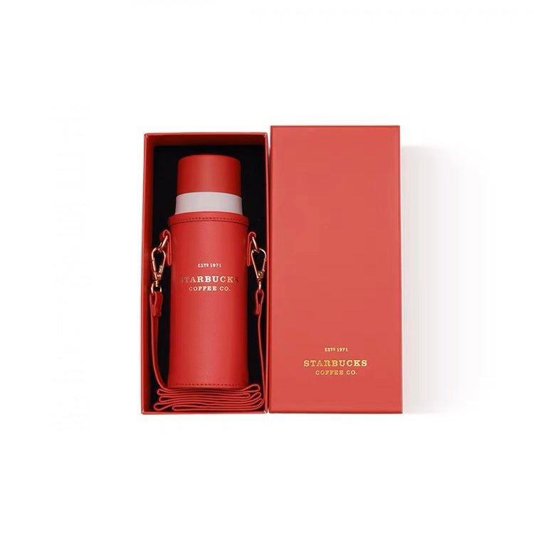 Starbucks 370ml/12,5oz New Year Thermos Stainless Steel Bottle Gift Box - Ann Ann Starbucks