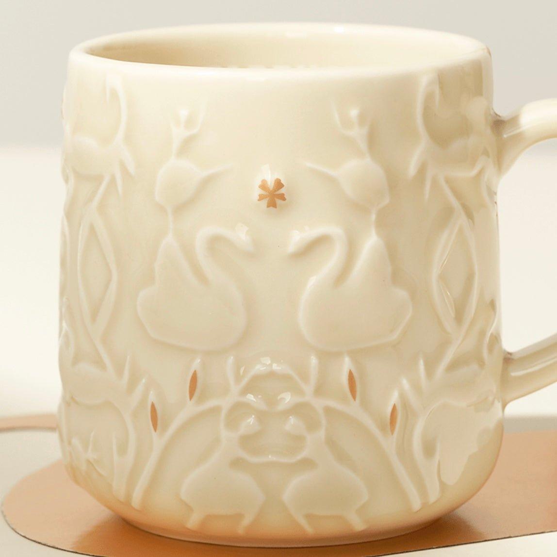 Starbucks 414ml/14oz Swan with Ballerina Ceramic Mug - Ann Ann Starbucks