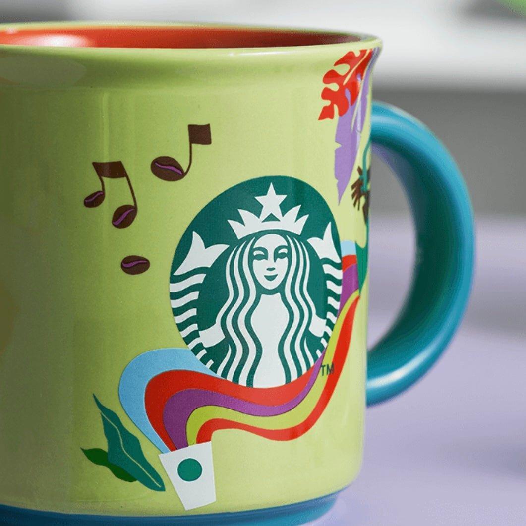 Starbucks 420ml/14oz Music Ceramic Cup - Ann Ann Starbucks