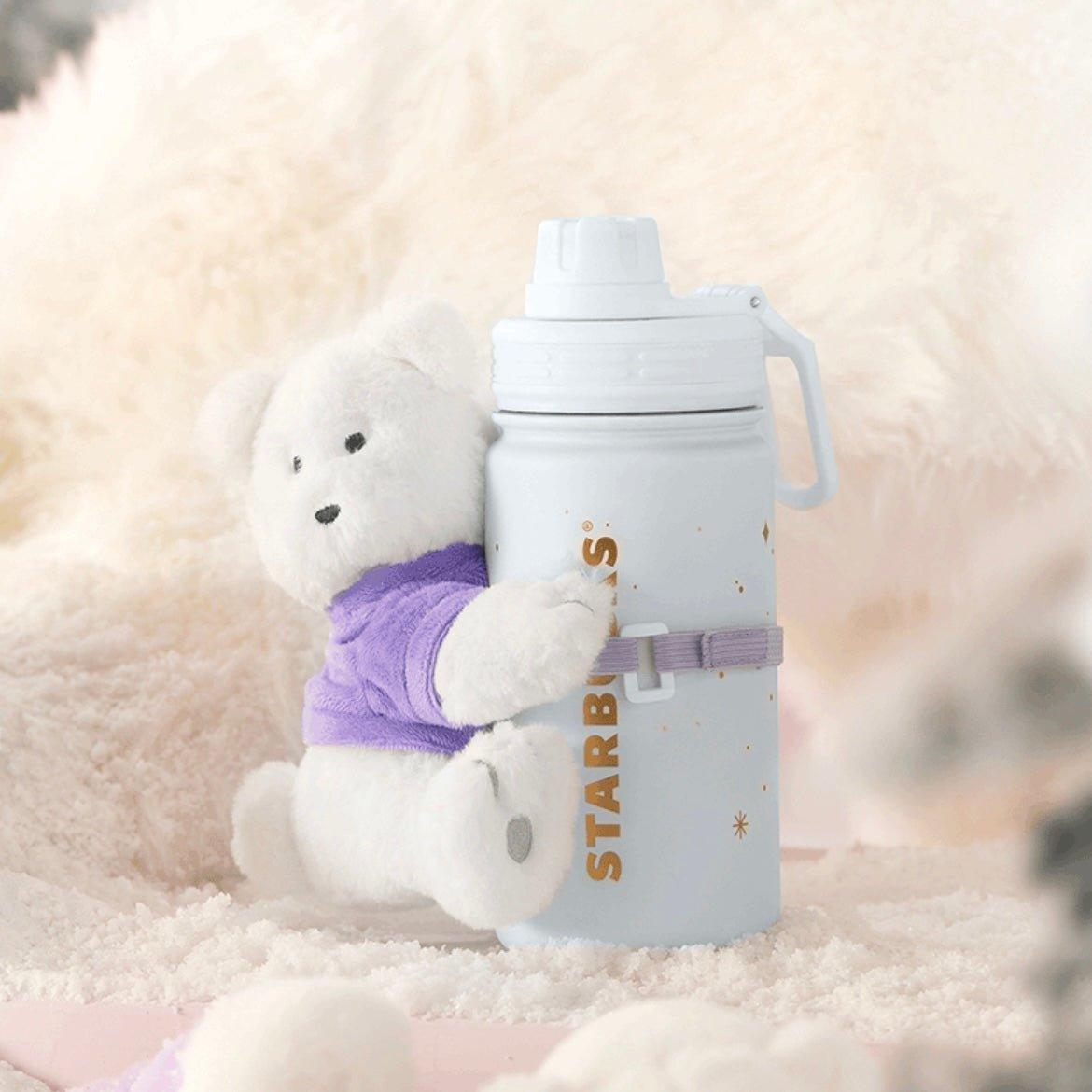 Starbucks 425ml/14oz Thermos Bottle with Bearista Bear - Ann Ann Starbucks