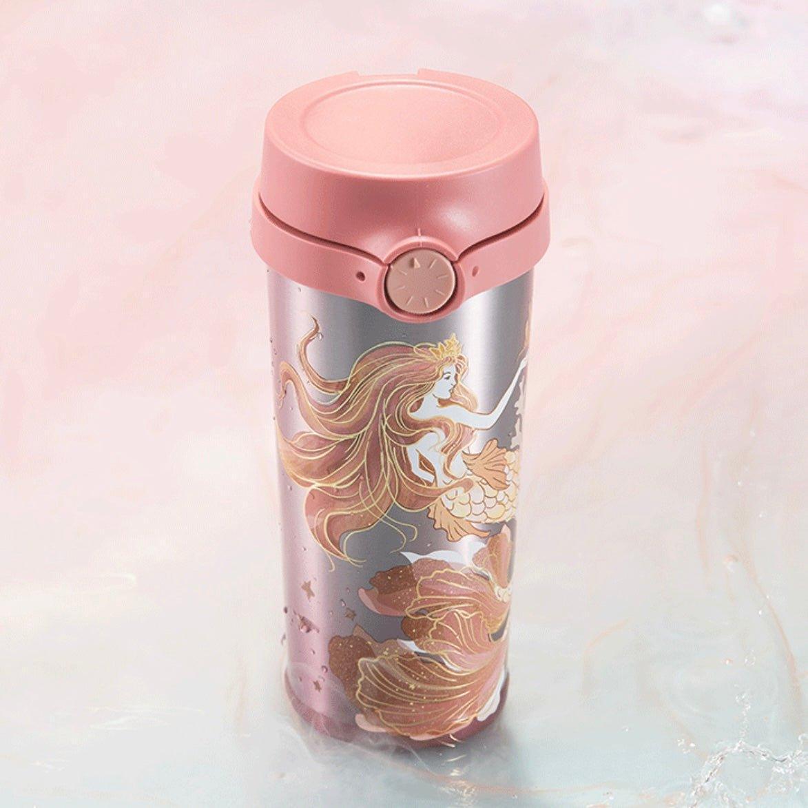 Starbucks 473ml/16oz Anniversary Phantom Pink Mermaid Stainless Steel Tumbler - Ann Ann Starbucks