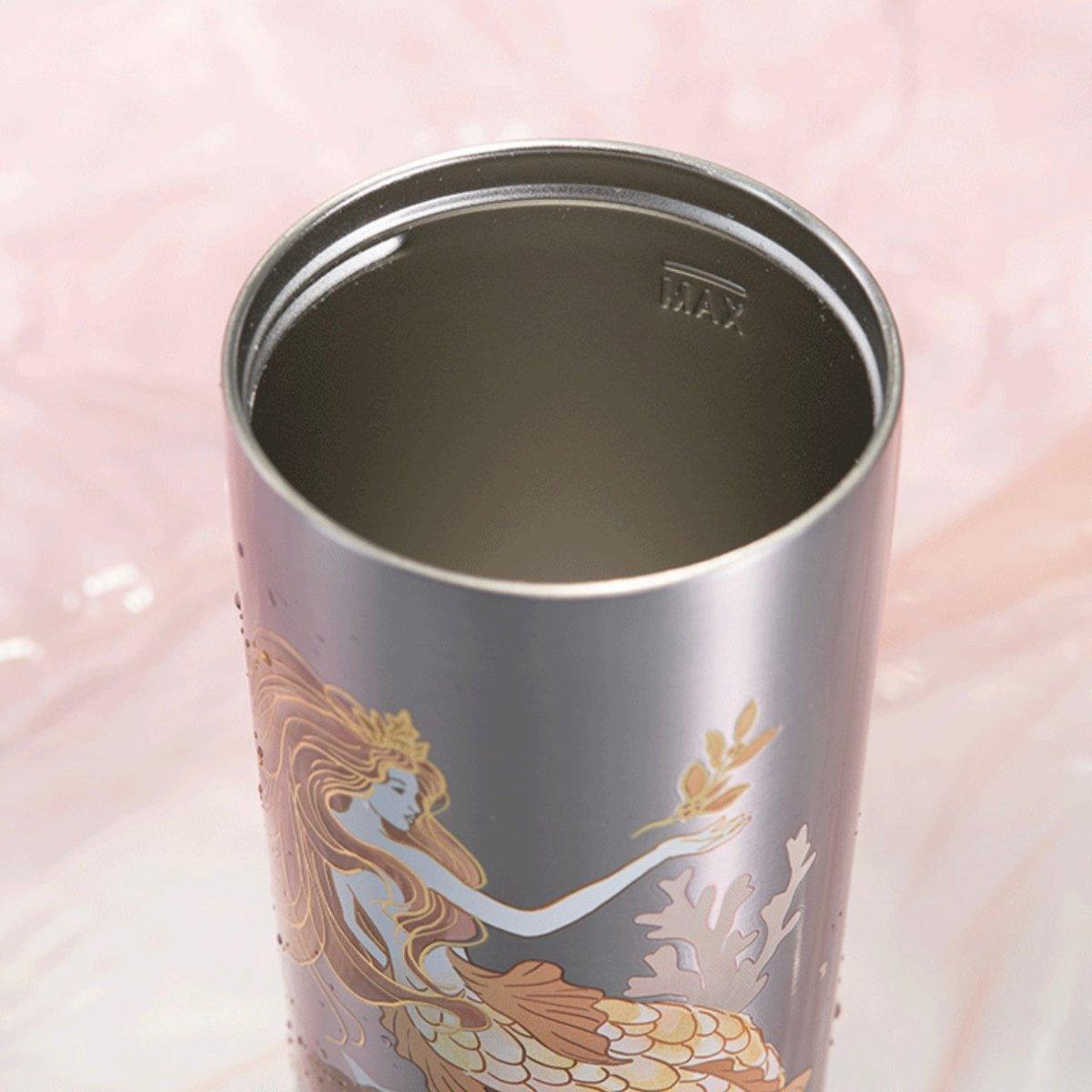 Starbucks 473ml/16oz Anniversary Phantom Pink Mermaid Stainless Steel Tumbler - Ann Ann Starbucks