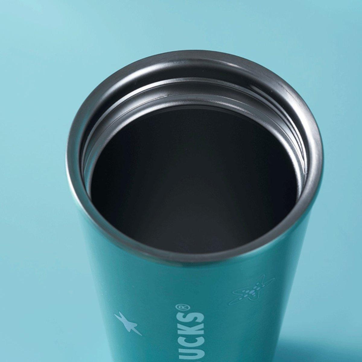 Starbucks 500ml/17oz Anniversary Ocean Two-Tailed Mermaid Stainless Steel Cup - Ann Ann Starbucks