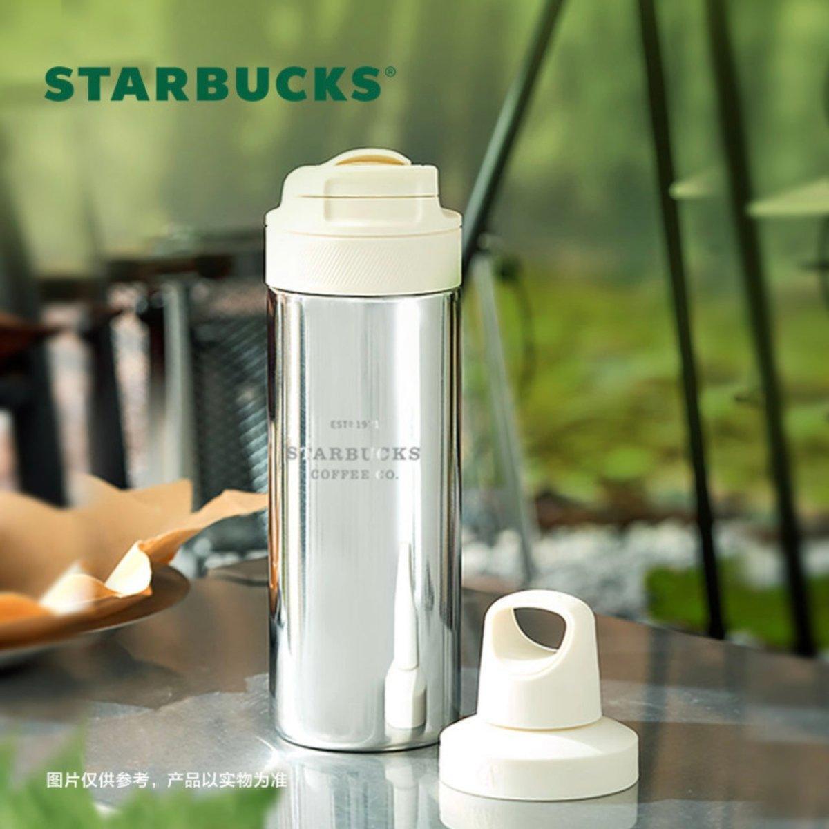 Starbucks 500ml/17oz Kambukka Stainless Steel Double Openning Bottle - Ann Ann Starbucks