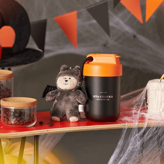 Starbucks 500ml/17oz Travelling Straw Cup with Bearista Bear - Ann Ann Starbucks