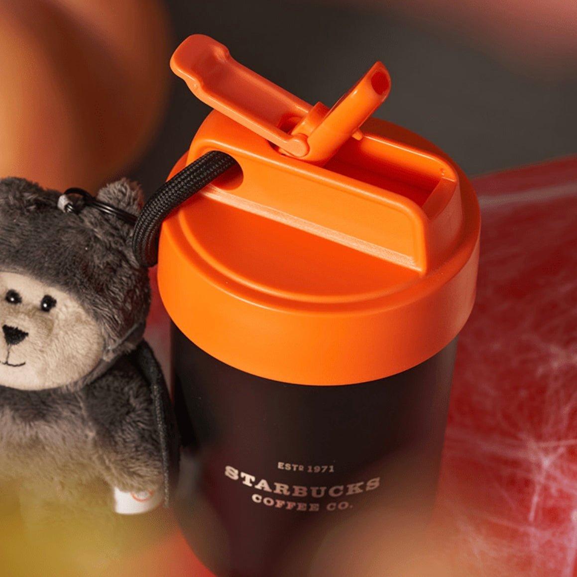 Starbucks 500ml/17oz Travelling Straw Cup with Bearista Bear - Ann Ann Starbucks