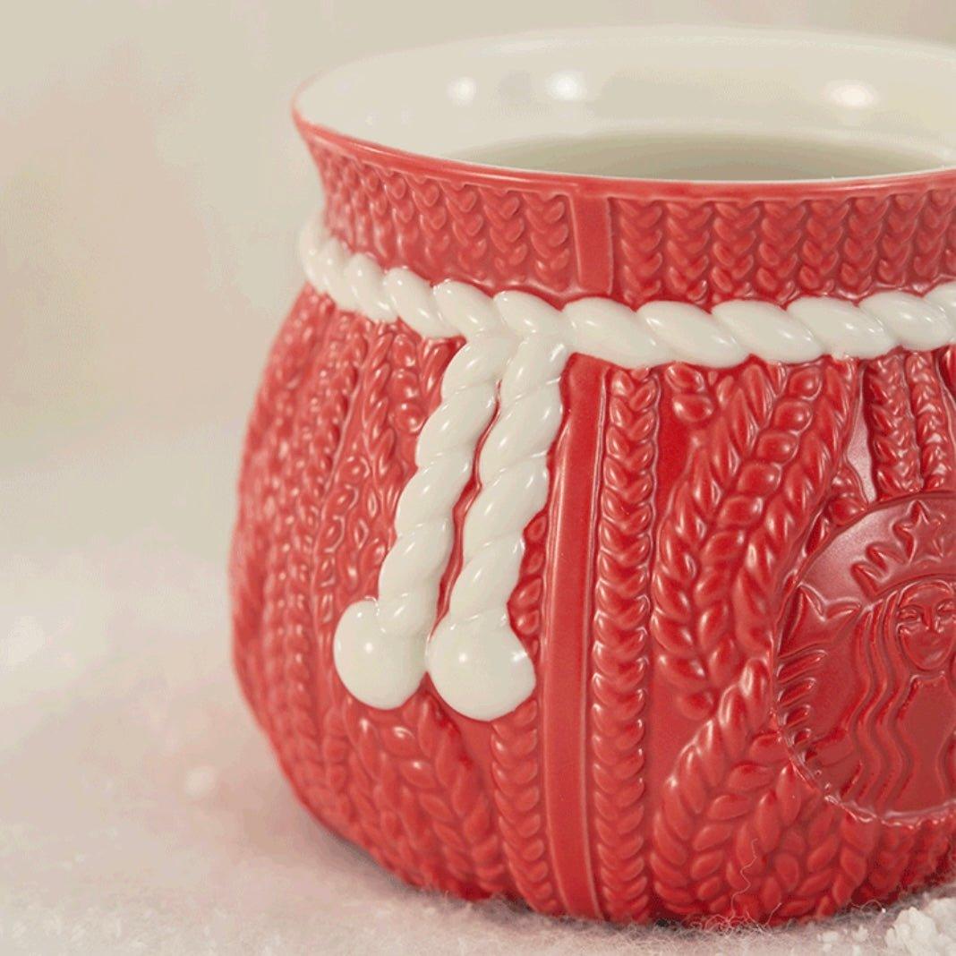 Starbucks 525ml/18oz Knitted Style Ceramic Mug - Ann Ann Starbucks