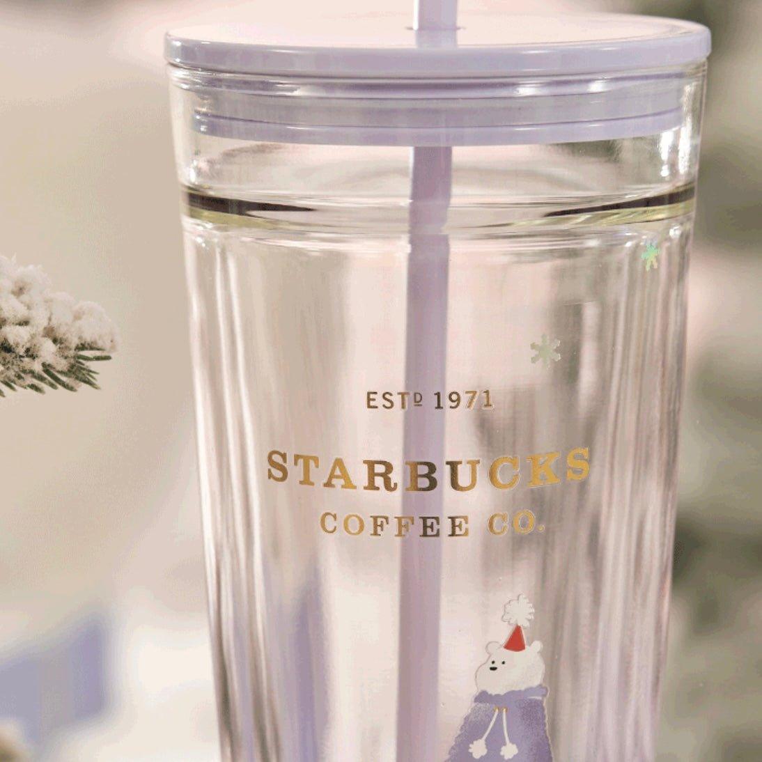 Starbucks 591ml/20oz Doubled-Wall Glass Straw Cup - Ann Ann Starbucks