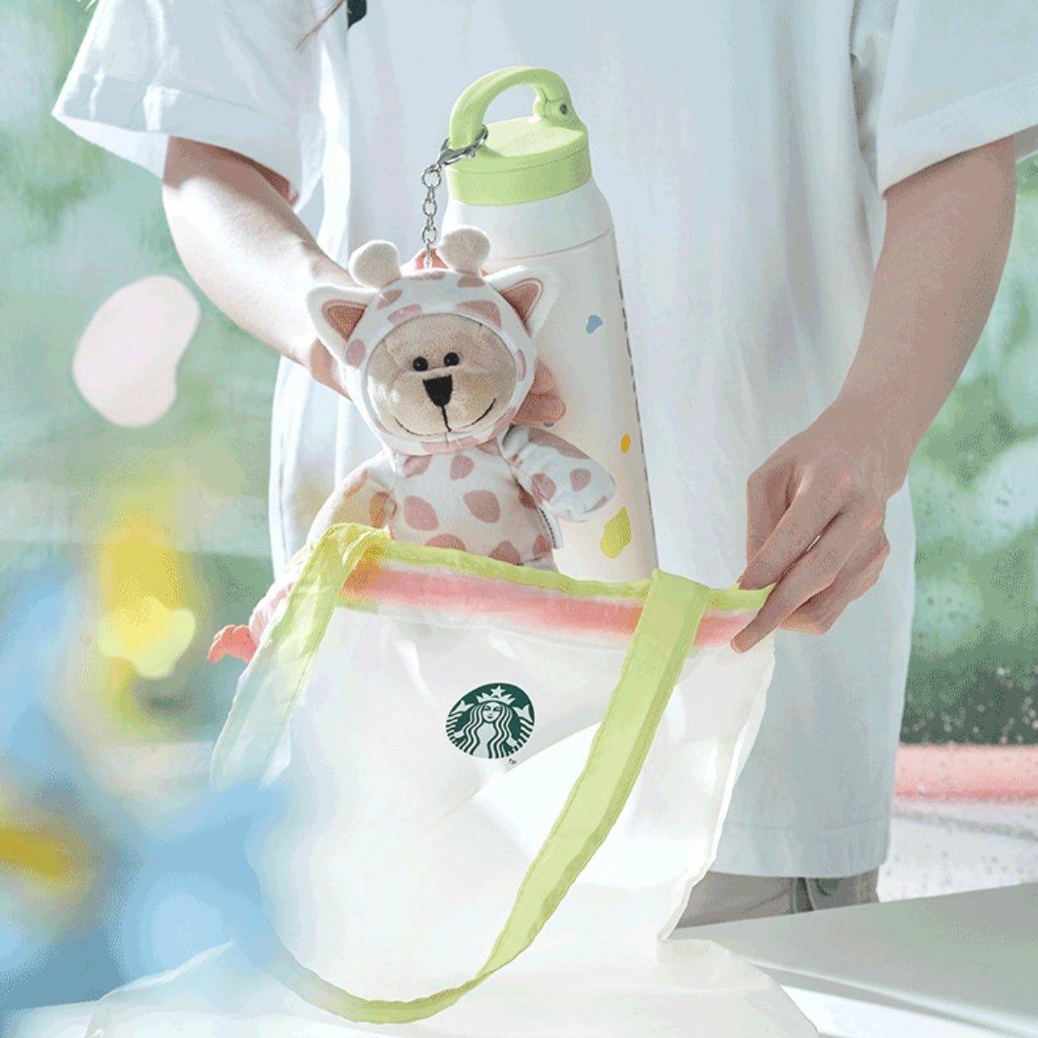 Starbucks 600ml/20oz Nature’s Stainless Steel Bottle with Barista Bear - Ann Ann Starbucks