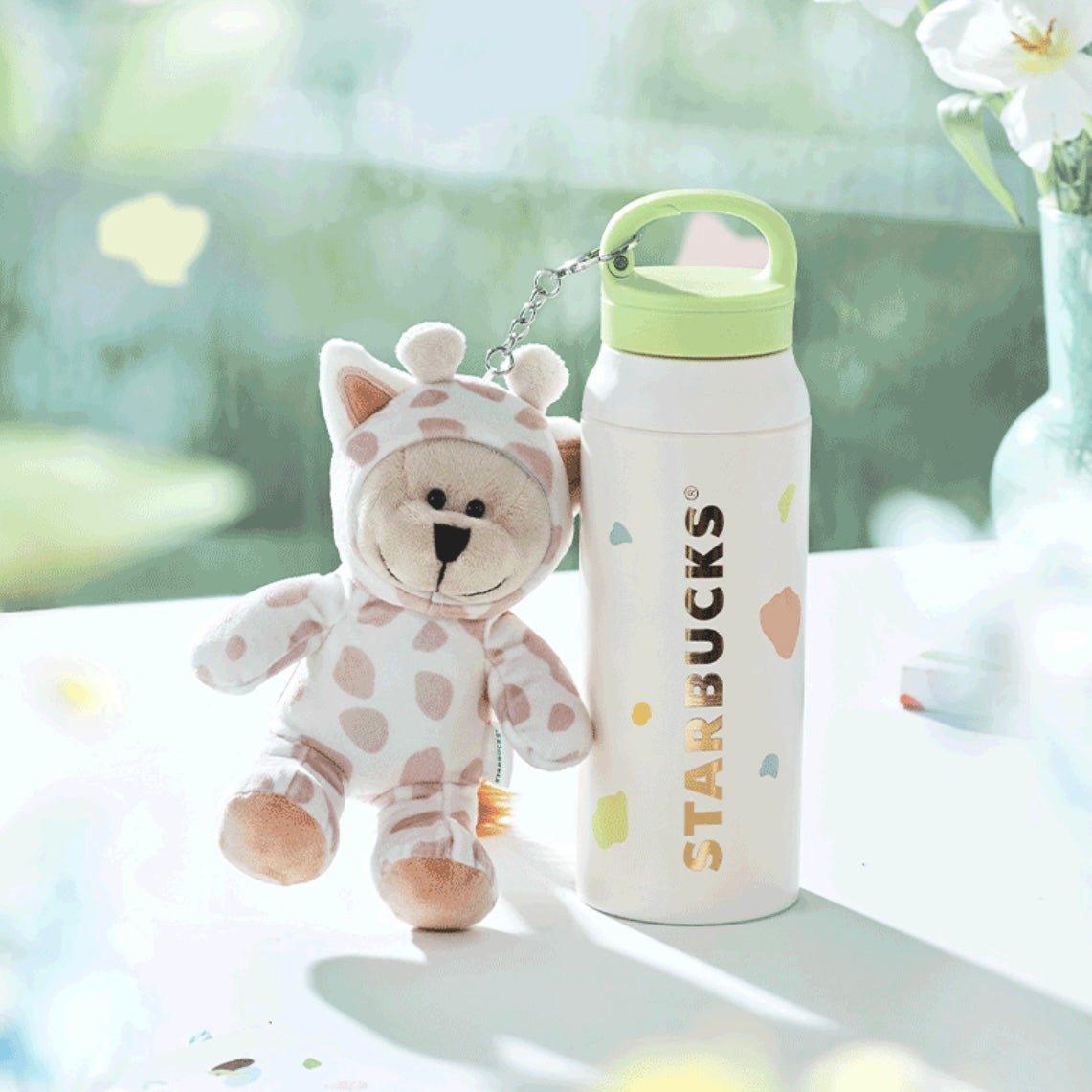 Starbucks 600ml/20oz Nature’s Stainless Steel Bottle with Barista Bear - Ann Ann Starbucks