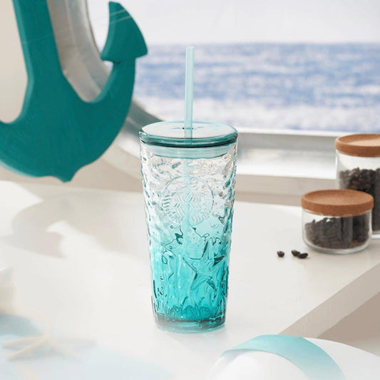 Starbucks 640ml/22oz Siren Glass Straw Cup - Ann Ann Starbucks