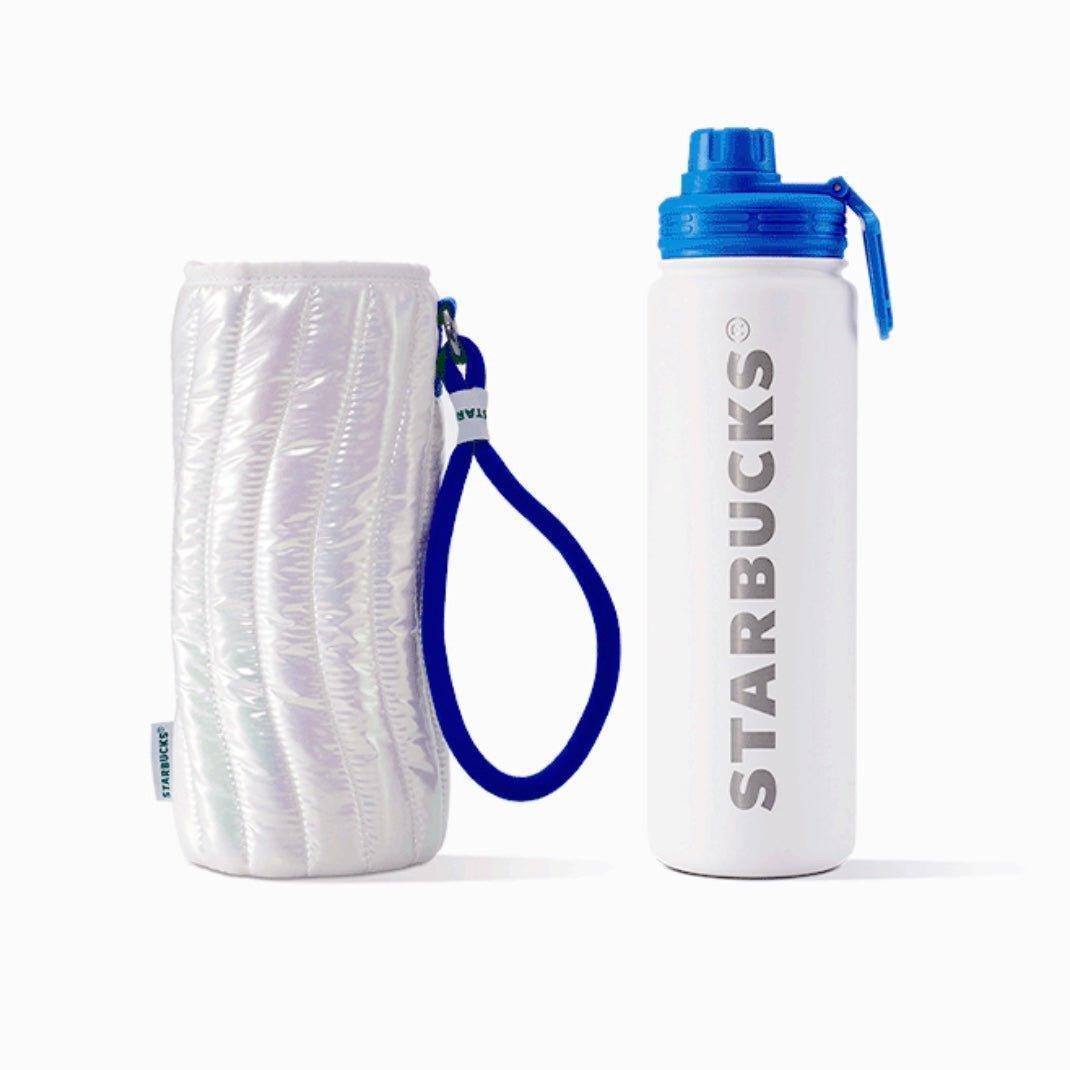 Starbucks 750ml/25oz Ice Skating Stainless Steel Bottle with White Pouch - Ann Ann Starbucks