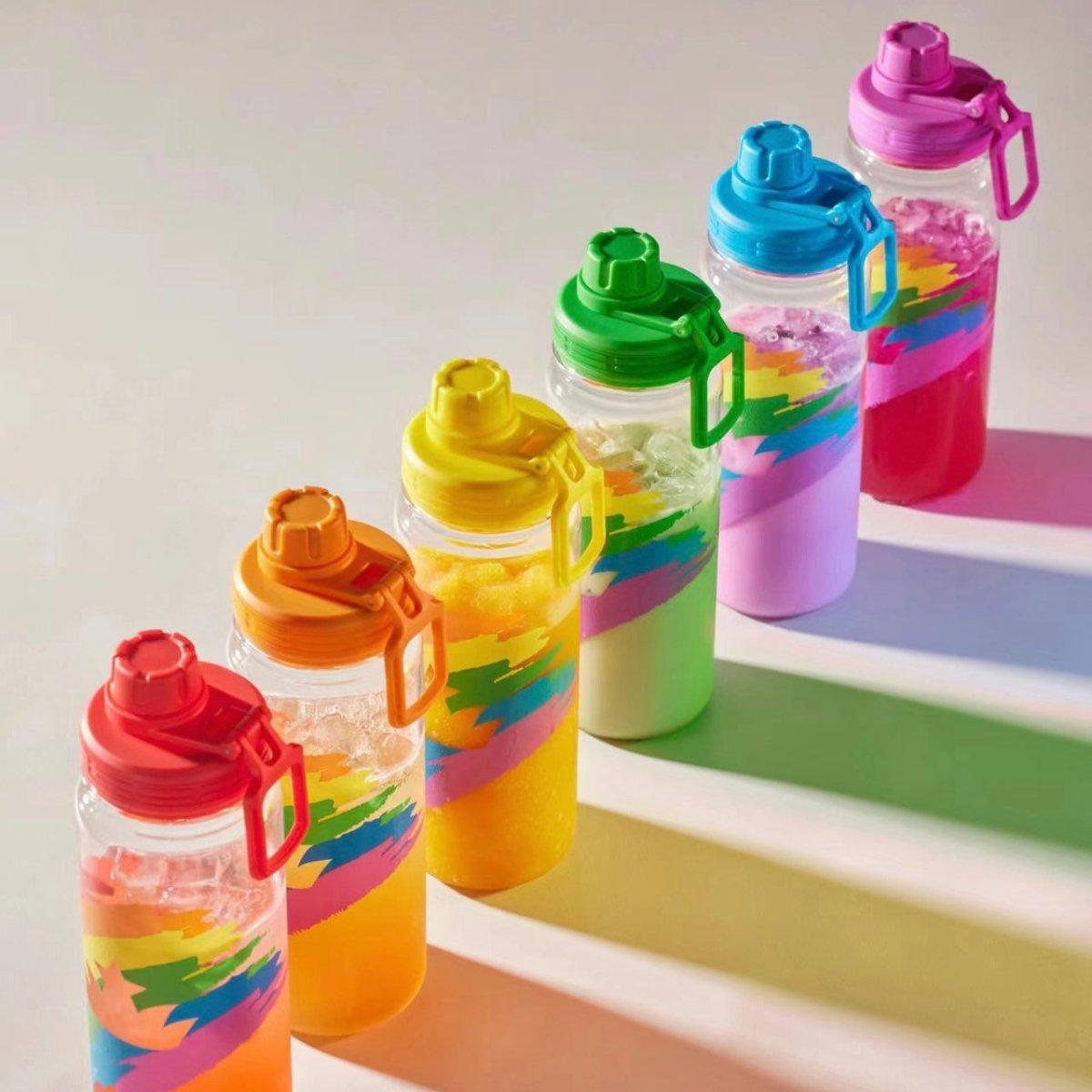 Starbucks 780ml/26oz Pride Love Plastic Bottle (multi-colour covers) - Ann Ann Starbucks