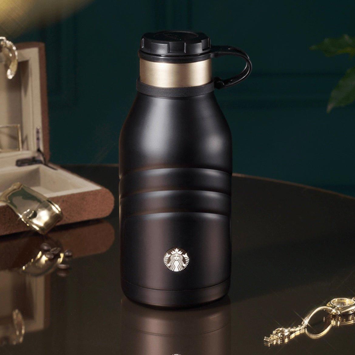 Starbucks 990ml/34oz Black Thermos Bottle - Ann Ann Starbucks