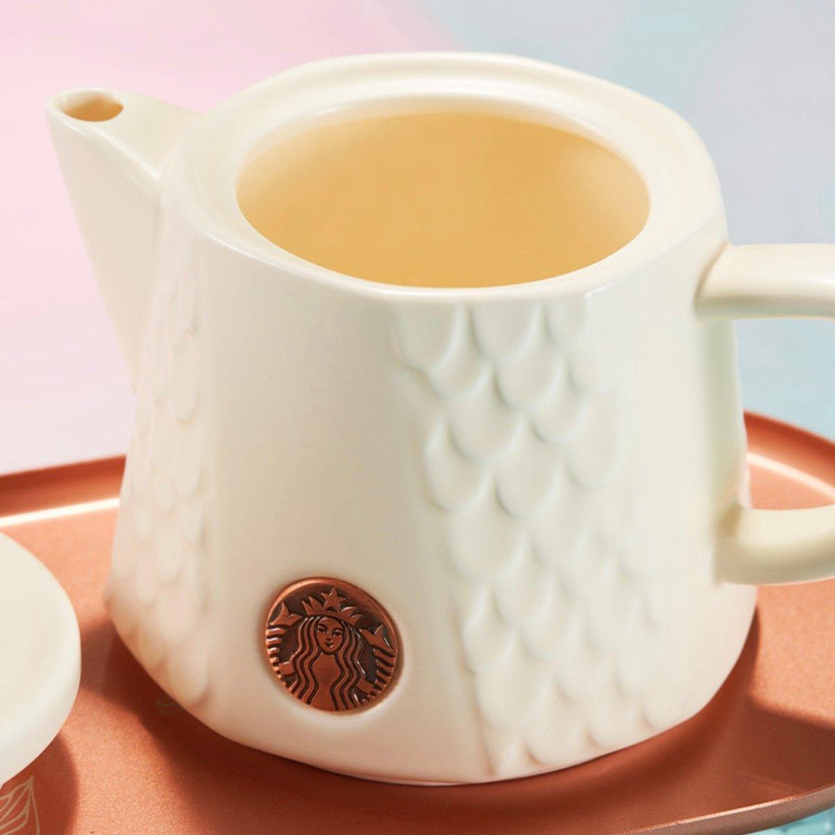 Starbucks Anniversary Phantom Mermaid Scale Crafted Teapot & Cup Set - Ann Ann Starbucks