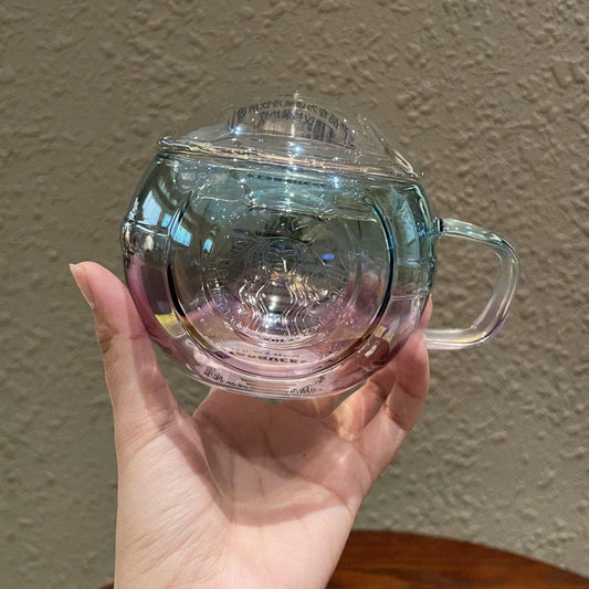 Starbucks China Astronaut and Space Sphere Glass Cup 414 ml / 14Oz - Ann Ann Starbucks