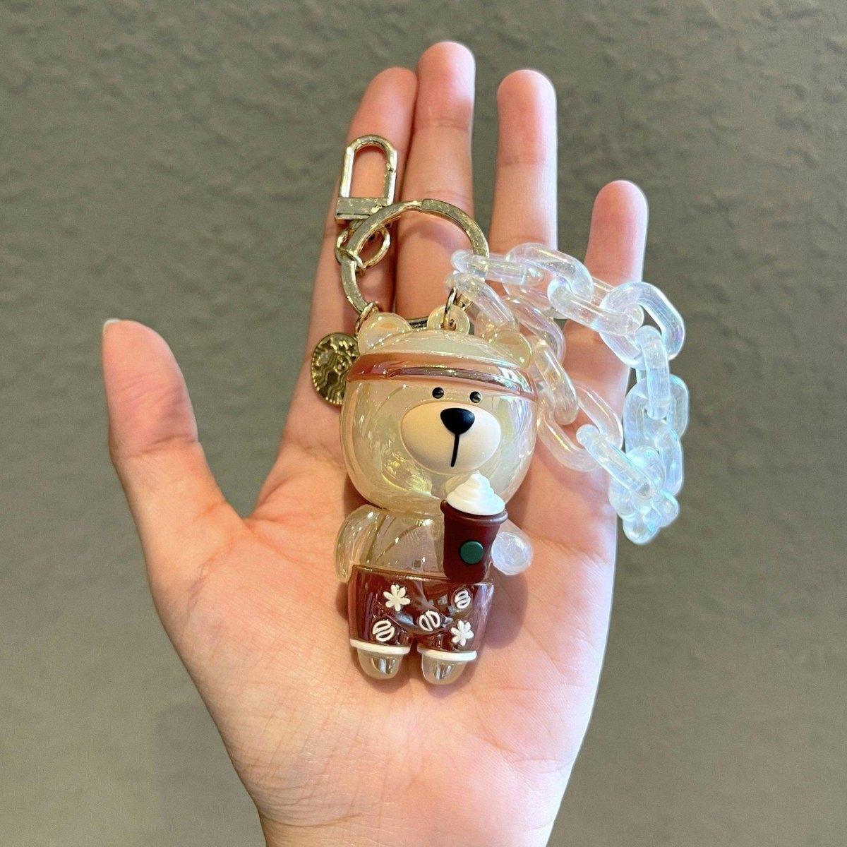 Starbucks China Brown Bear Keychain - Ann Ann Starbucks