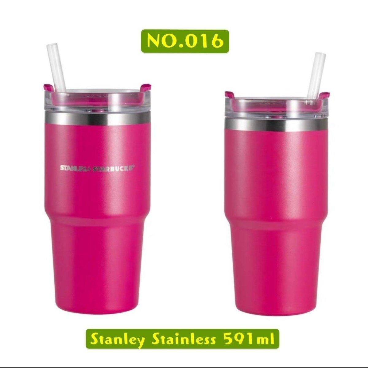 Starbucks China Fuschia Pink Stanley Stainless Cup (Summer Jungle 2021 Edition) - Ann Ann Starbucks