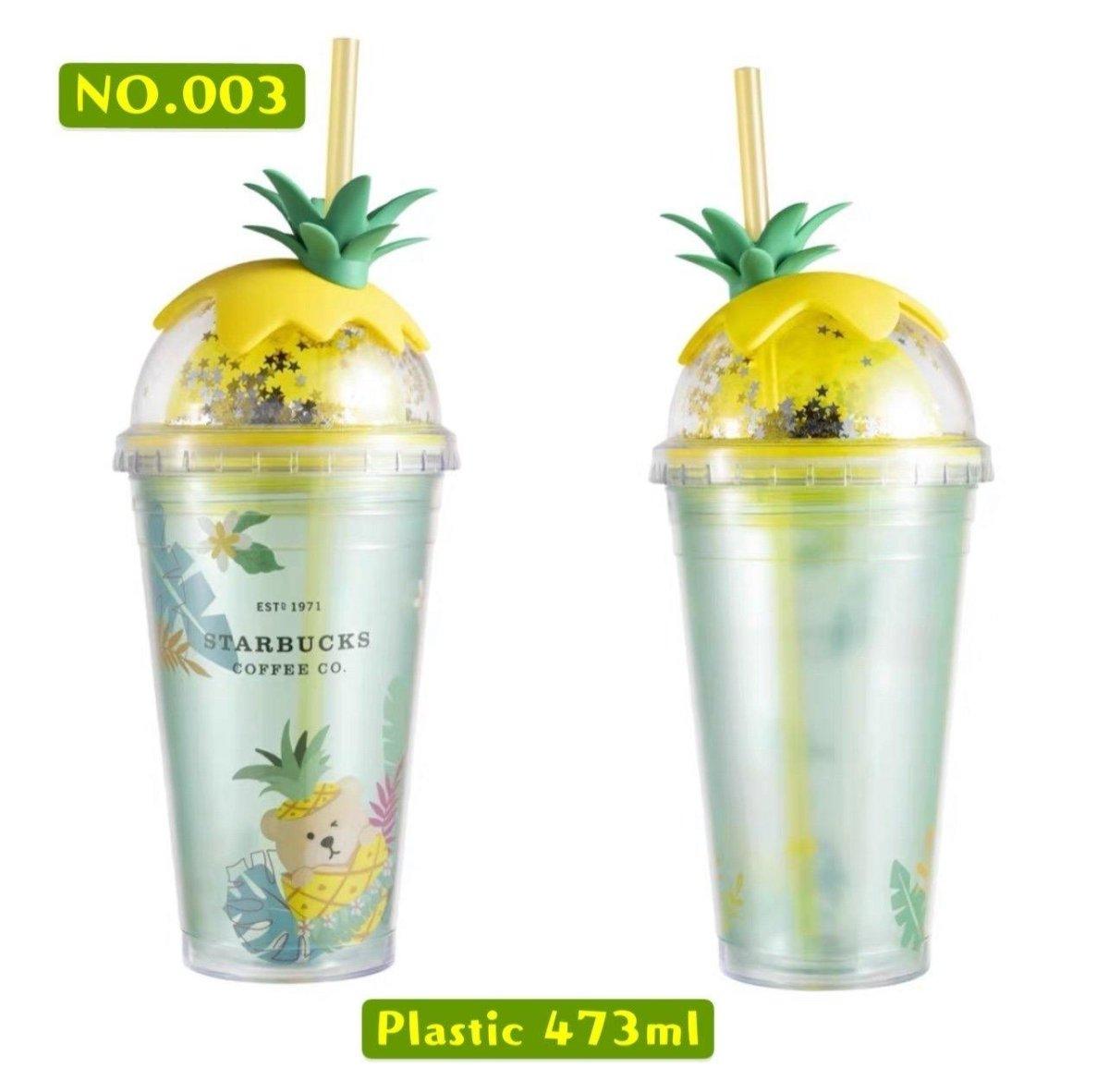 Starbucks China Pinapple Glitter Dome Cup - Ann Ann Starbucks