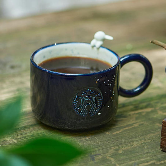 Starbucks China - Reach The Sky Mug 12oz (Twinkle Twinkle Little Star Collection x Bunny Starry Night Collection) - Ann Ann Starbucks