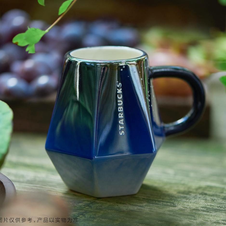 Starbucks China - Starry Night Ceramic Mug 12oz (Twinkle Twinkle Little Star Collection) - Ann Ann Starbucks