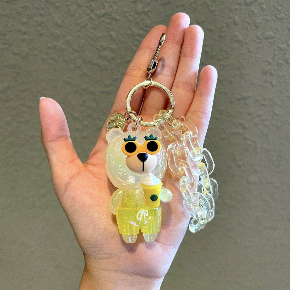 Starbucks China Yellow Bear Keychain - Ann Ann Starbucks