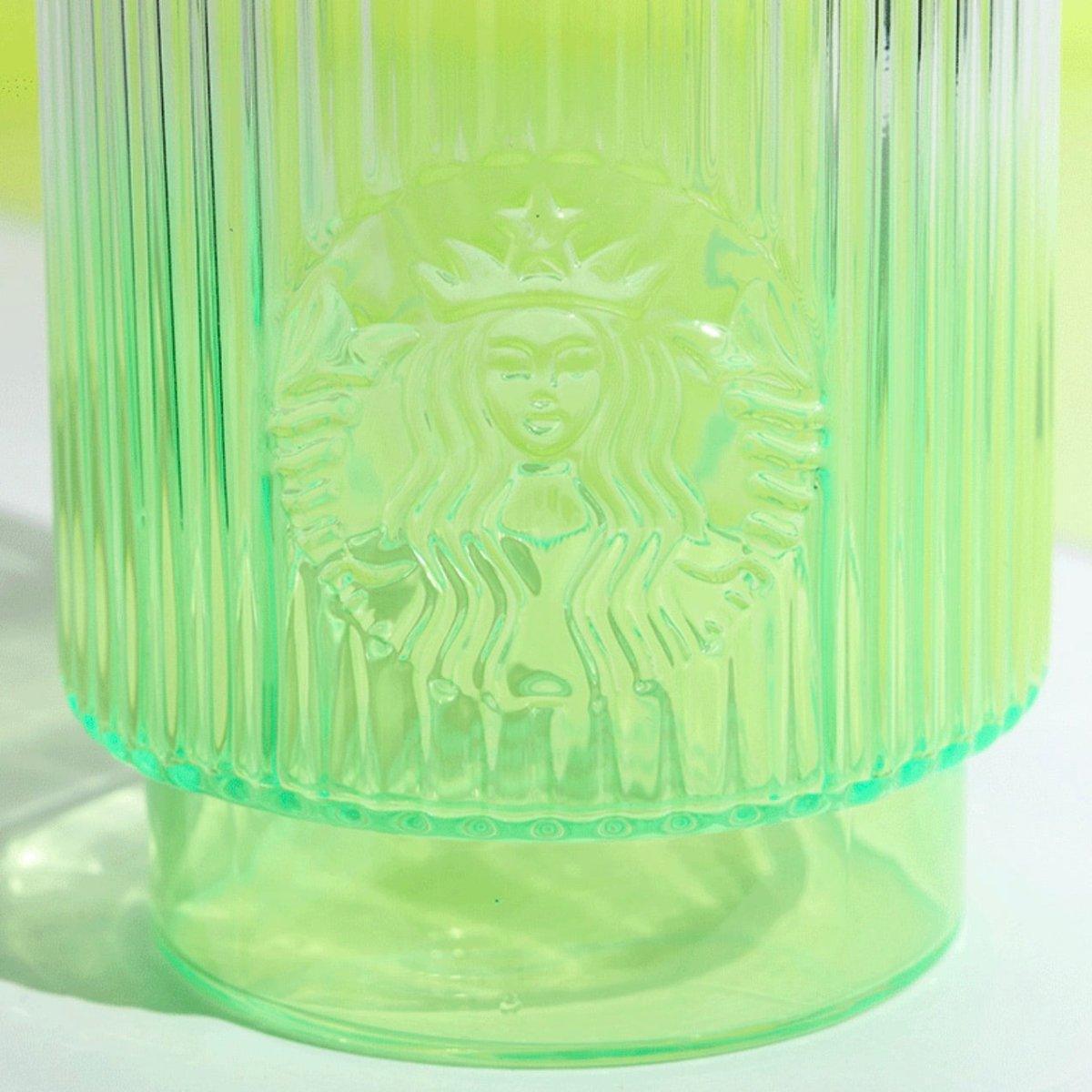 Starbucks Gradient Green 414ml / 14oz (Starbucks Vibrant Summer 2022 Collection) - Ann Ann Starbucks