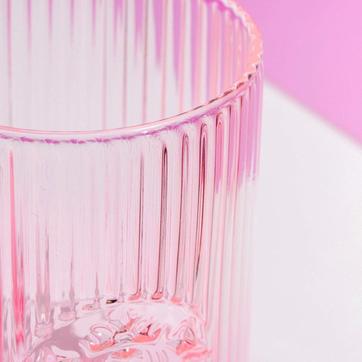 Starbucks Gradient Pink Glass 414ml / 14 oz (Starbucks Vibrant Summer 2022 Collection) - Ann Ann Starbucks