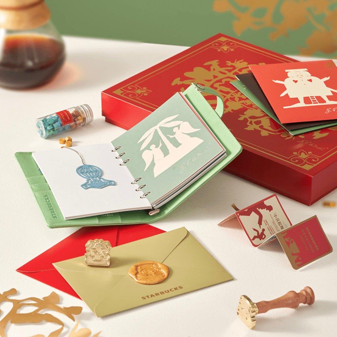 Starbucks Paper Cutting Sealing Wax, Planner Gift Set - Ann Ann Starbucks