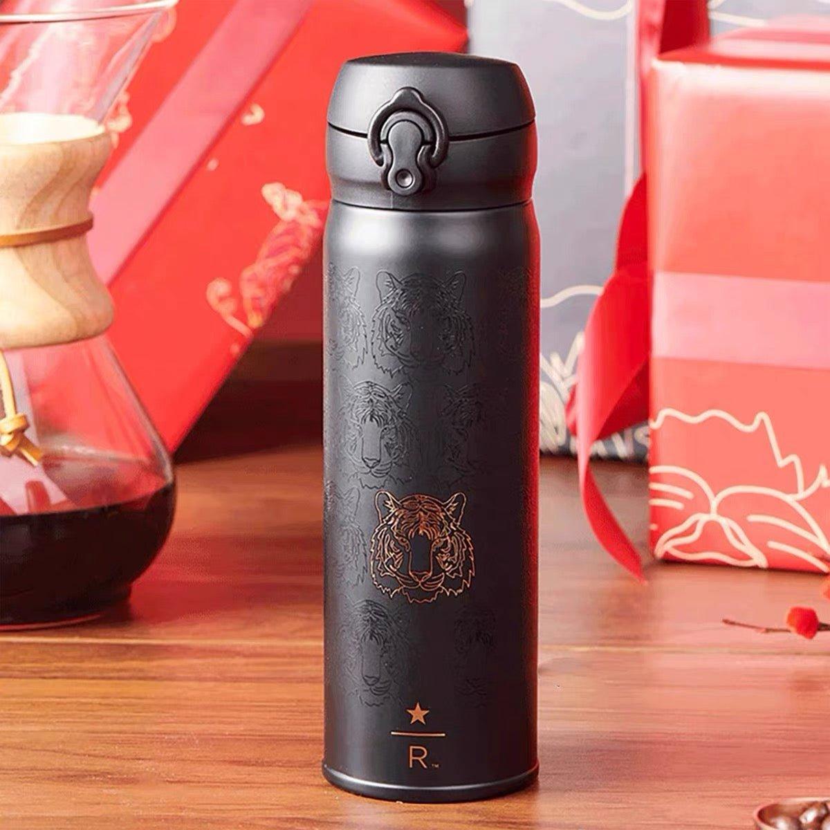 Starbucks Reserve Embossed Tiger Head Stainless Steel Tumbler 500ml/16,91oz - Ann Ann Starbucks