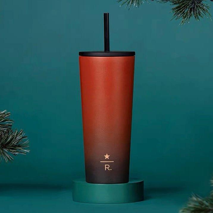 Starbucks Reserve Extraordinary Red and Black Gradient Stainless Cup 473ml/16oz - Ann Ann Starbucks