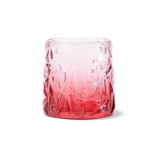 Starbucks Retro Gradient Red Glass Cup - Ann Ann Starbucks