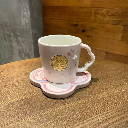 Starbucks Sakura Mug with Saucer 370ml/12,51oz - Ann Ann Starbucks