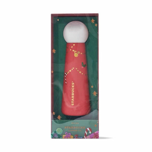 Starbucks Stainless Steel Bottle and Sphere Lid - Starbucks China Christmas 2021 - Ann Ann Starbucks