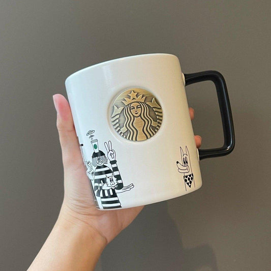 Starbucks x Lala Company Bronze Siren Logo 16oz Mug Cup - Ann Ann Starbucks