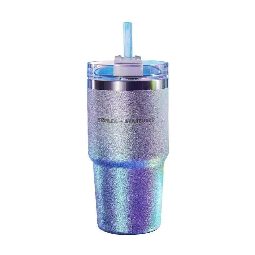 Starbucks x Stanley Gradient Blue Glitter Stainless Steel Straw Cup - Ann Ann Starbucks