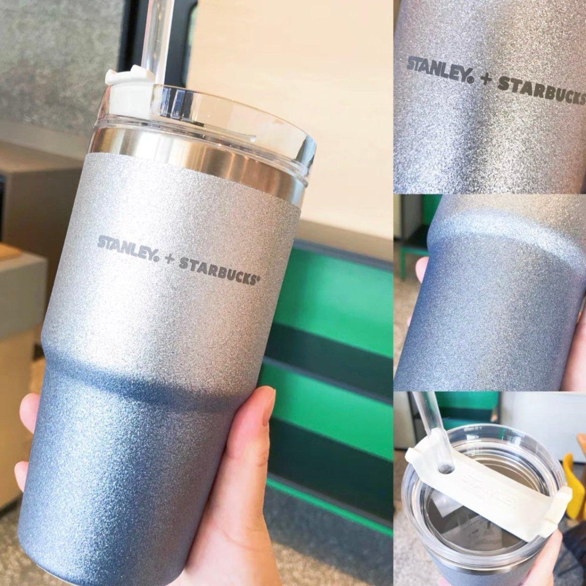 Starbucks x Stanley Gradient Blue Glitter Stainless Steel Straw Cup - Ann Ann Starbucks